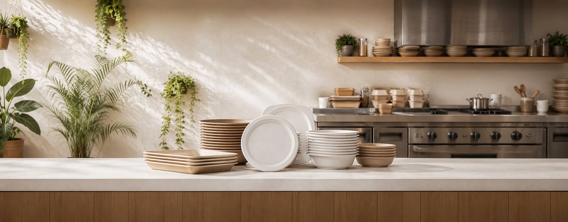 Custom Bagasse Plates for Sustainable Food Packaging Solutions