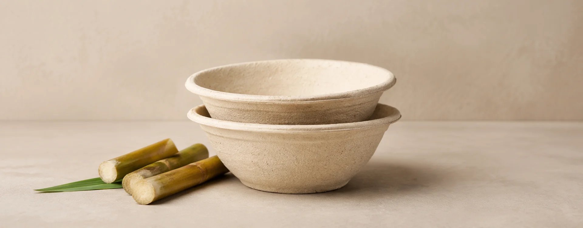 Bagasse Bowls Structure and Sustainable Fiber Material