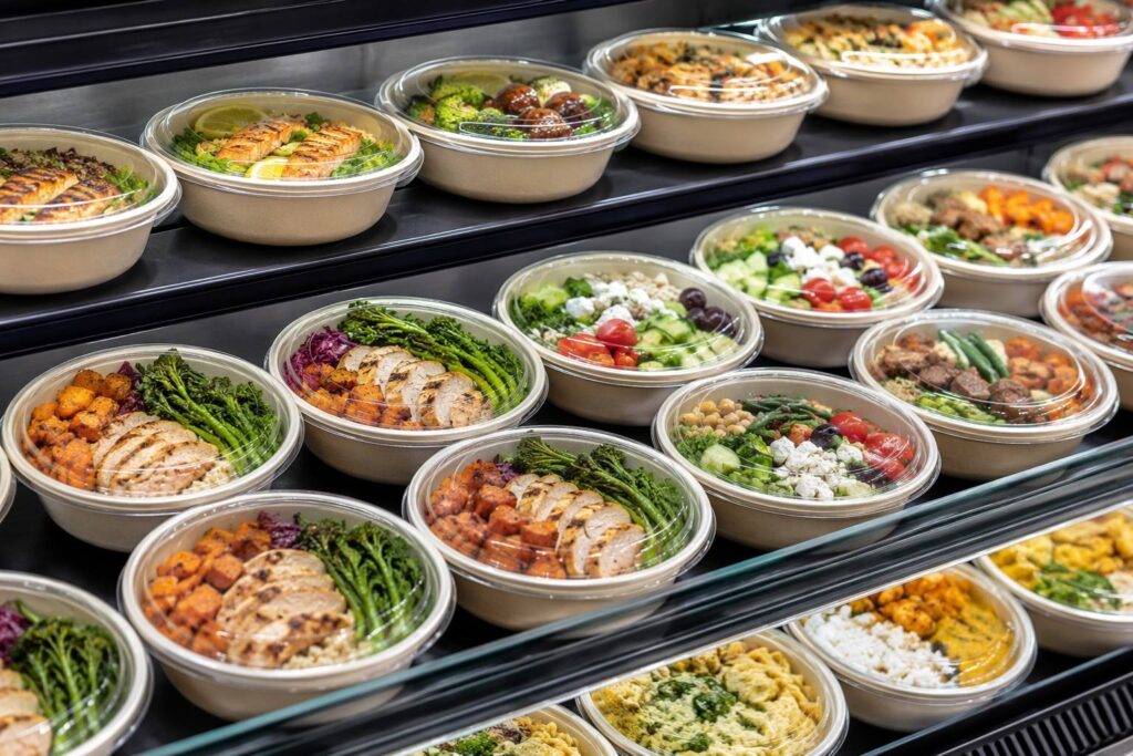Bagasse Bowls for Supermarket Ready Meals