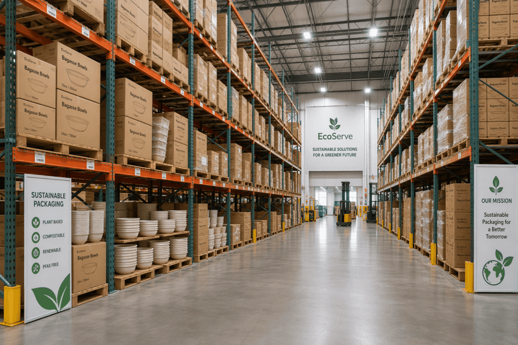 Packaging Distributor Stocking Bagasse Bowls