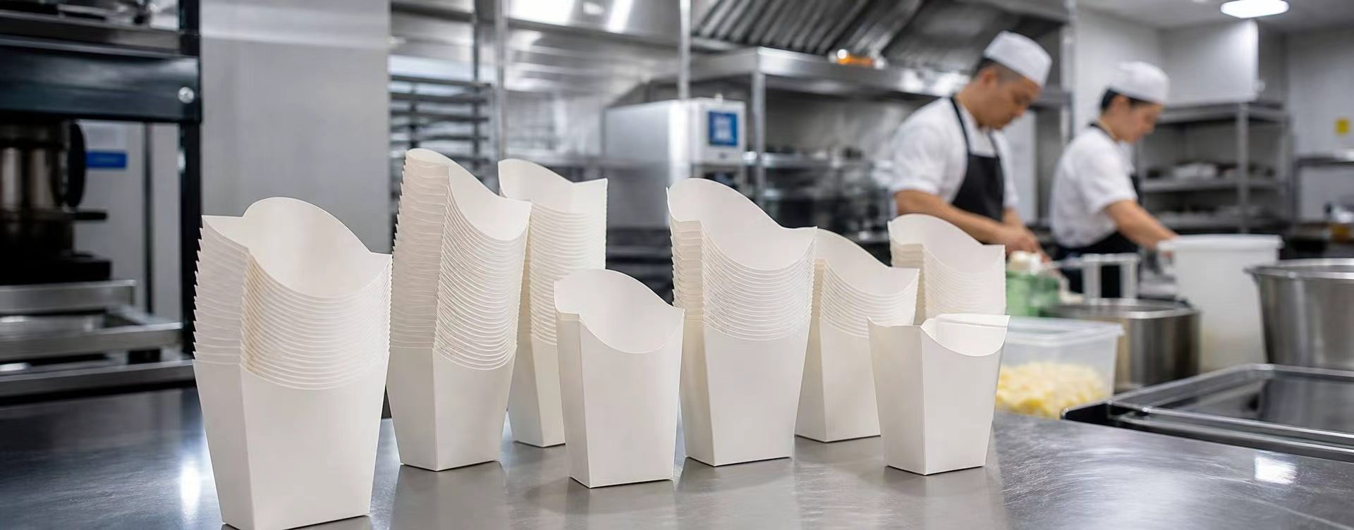 Custom Paper French Fry Cups for Fast Food Packaging Solutions