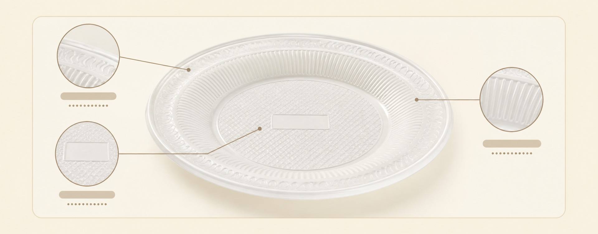 CPLA Plate Structure and Plant-Based Compostable Tableware Features