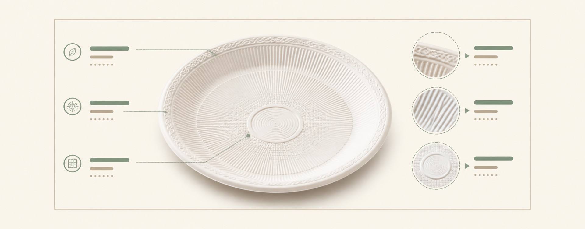 Cornstarch Plates Structure and Plant-Based Material Performance