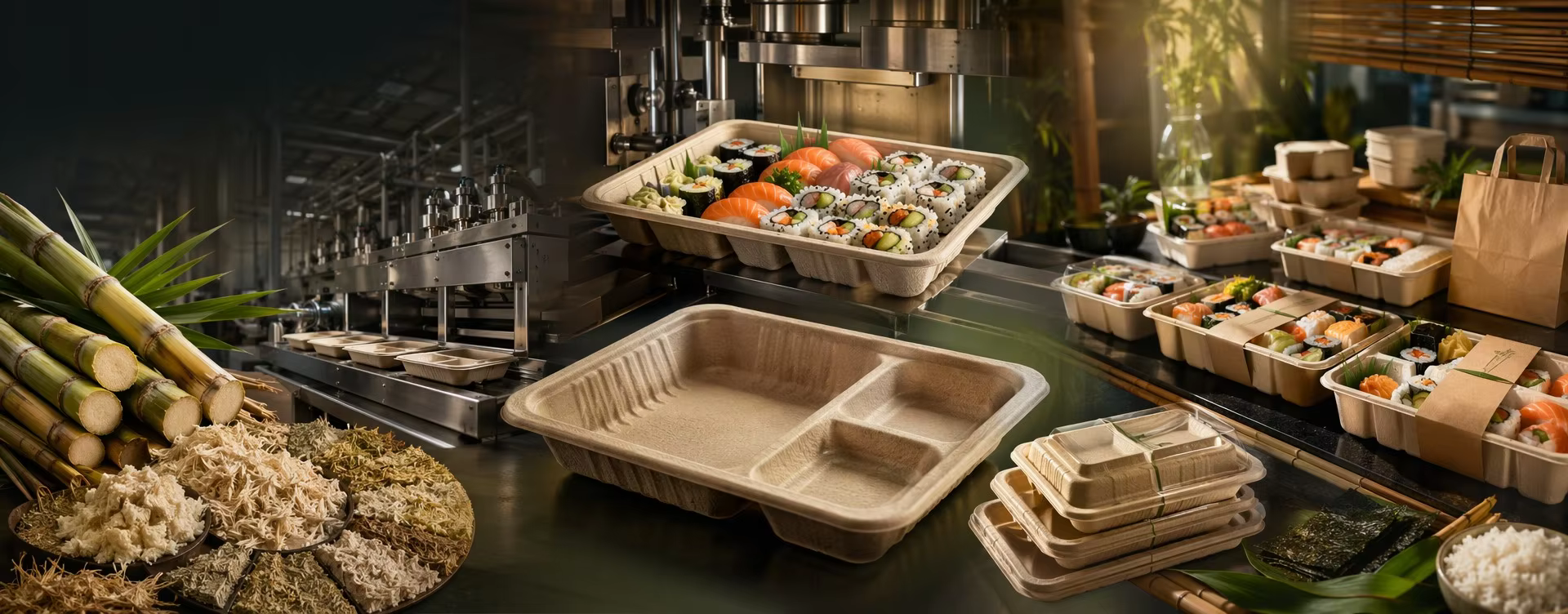 Bagasse Sushi Tray Industry Insights and Sustainable Food Packaging Trends