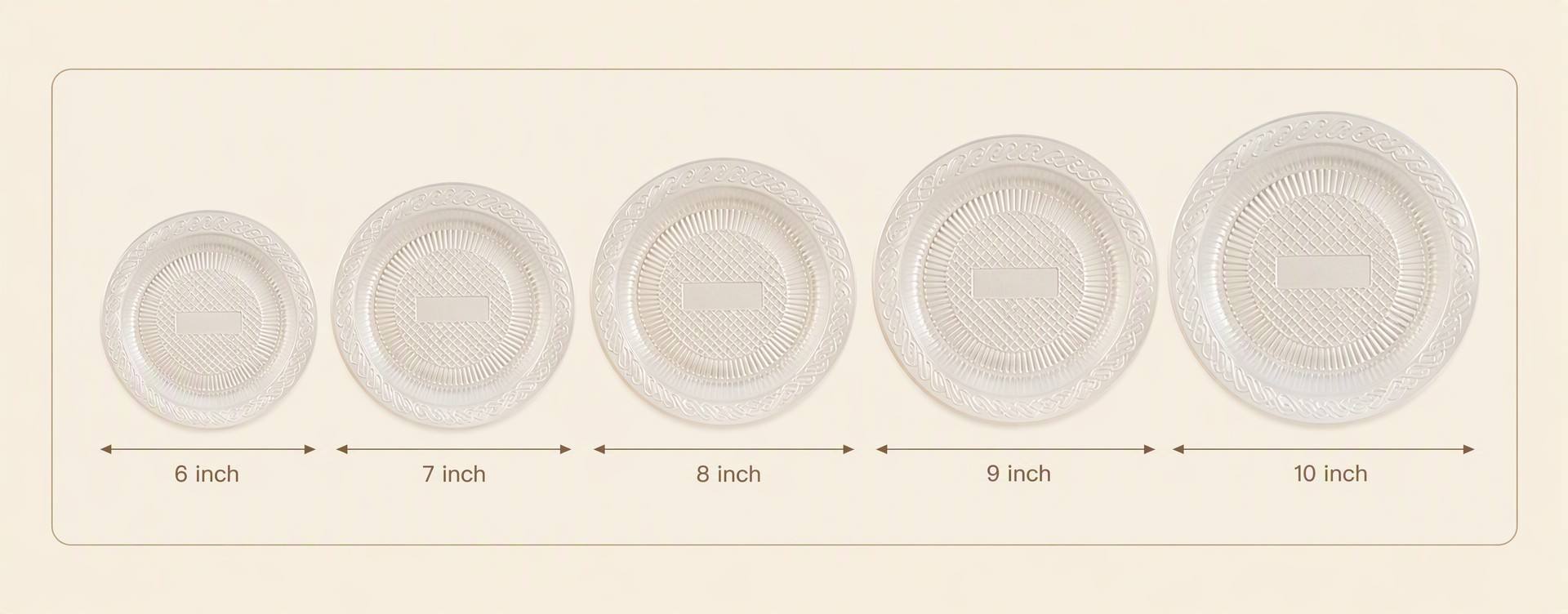 CPLA Plate Size Guide and Compostable Plate Categories