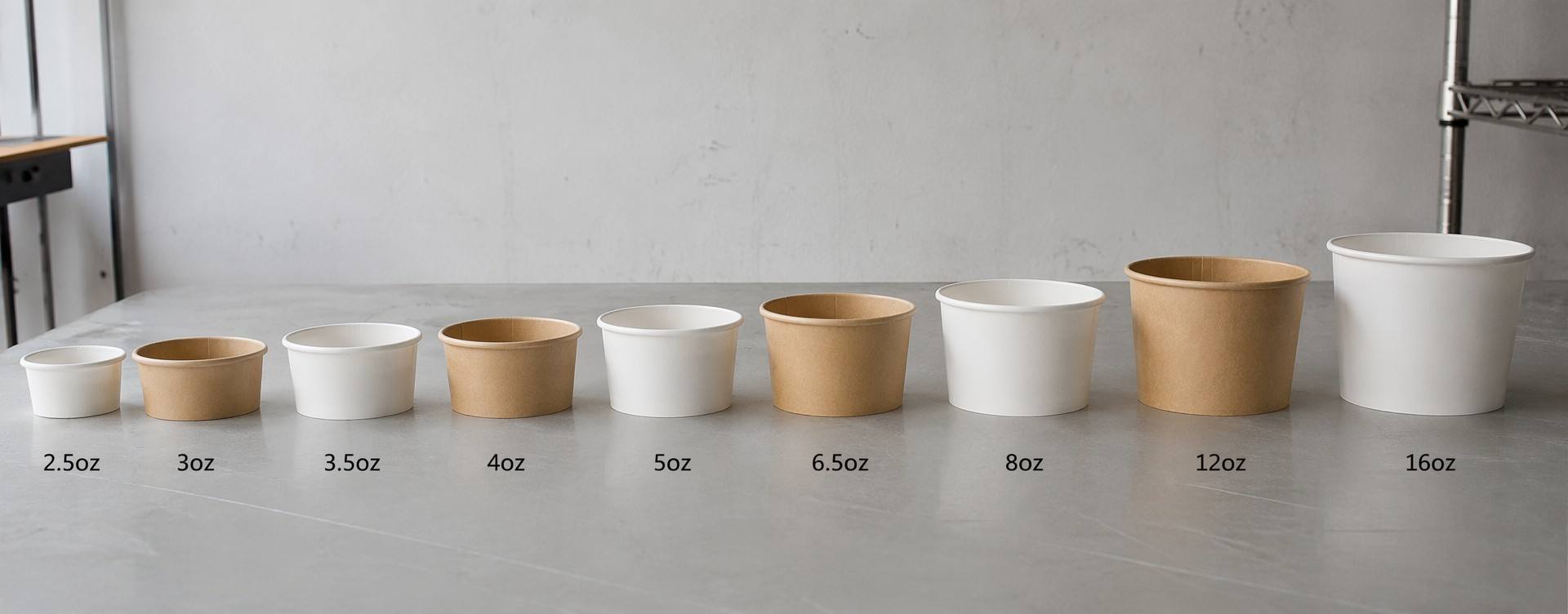 Paper Ice Cream Cup Size Guide