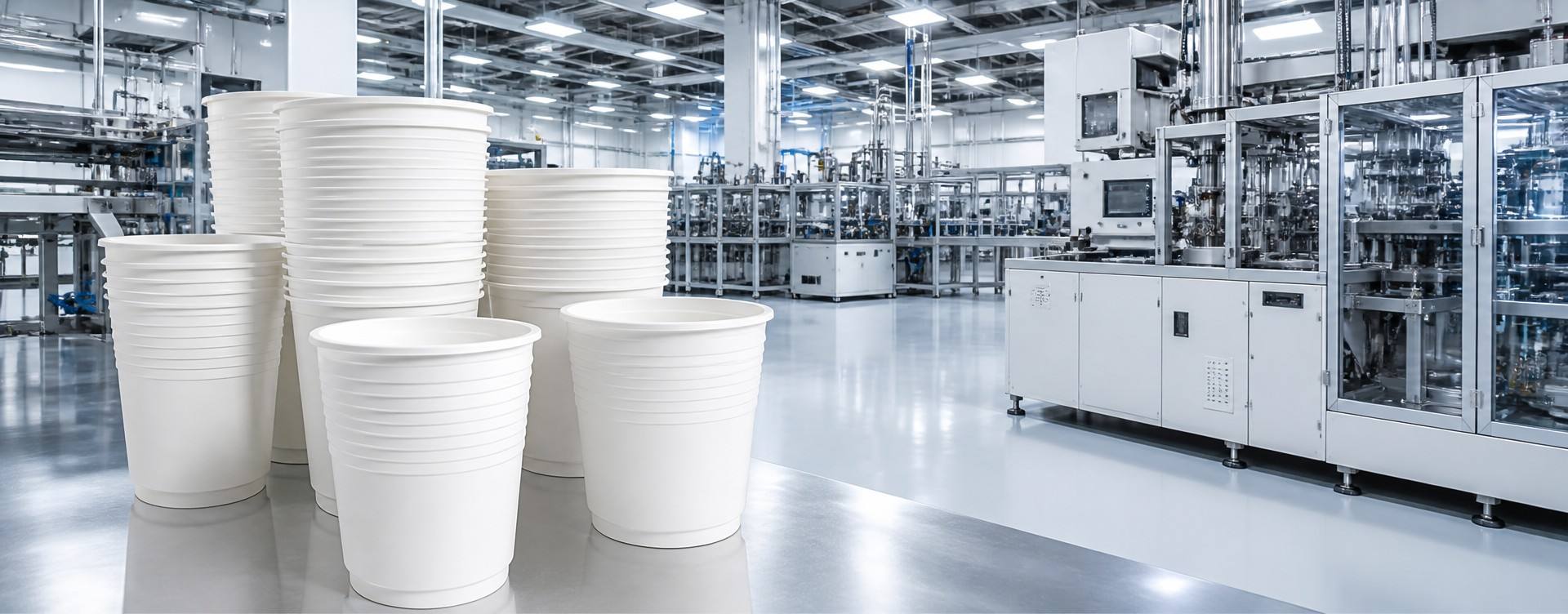 DAILYECO Cornstarch Cup Manufacturing Facility and Sustainable Packaging Production Capability