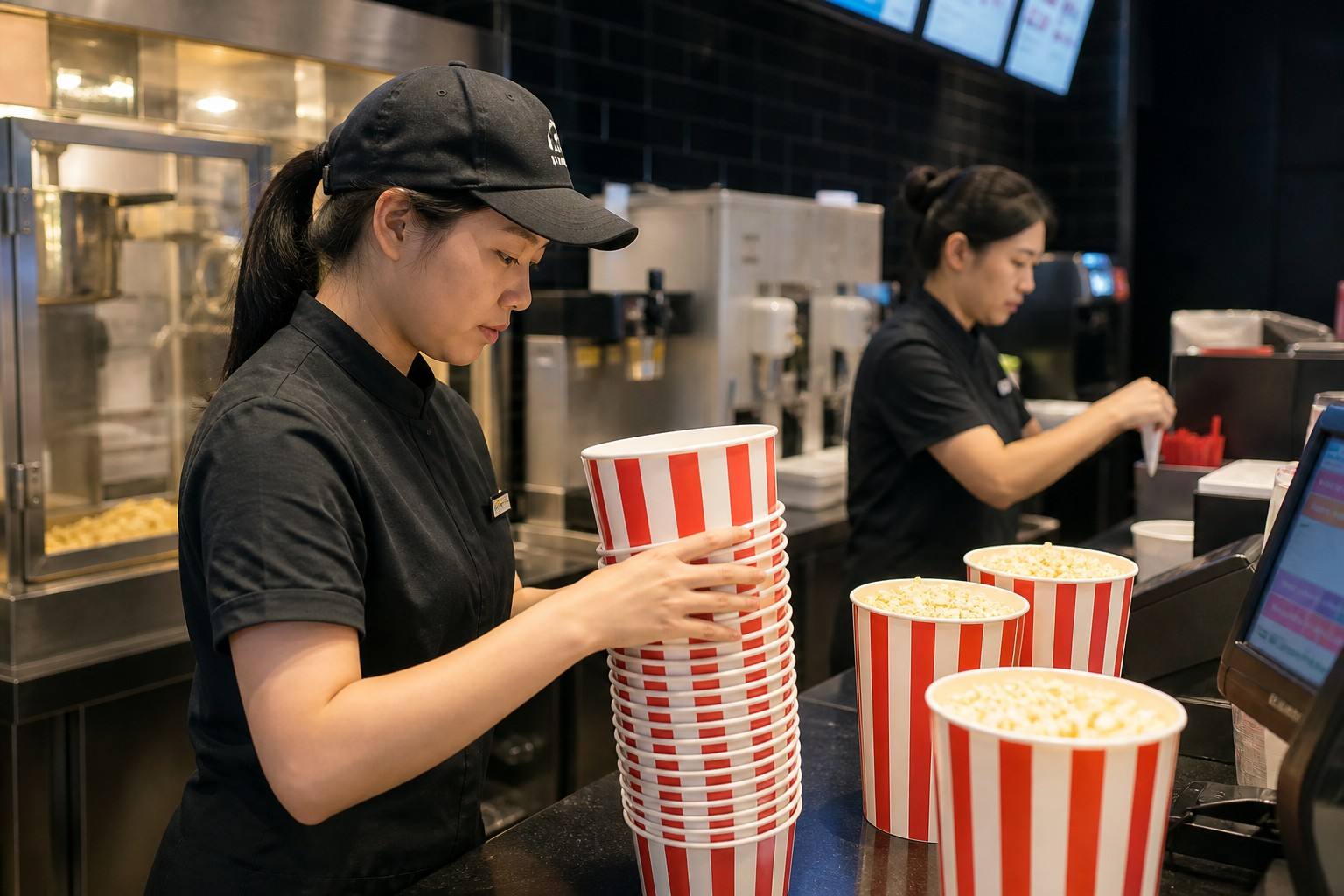 Custom Paper Cups for Popcorn Supplier for Cinema Chains
