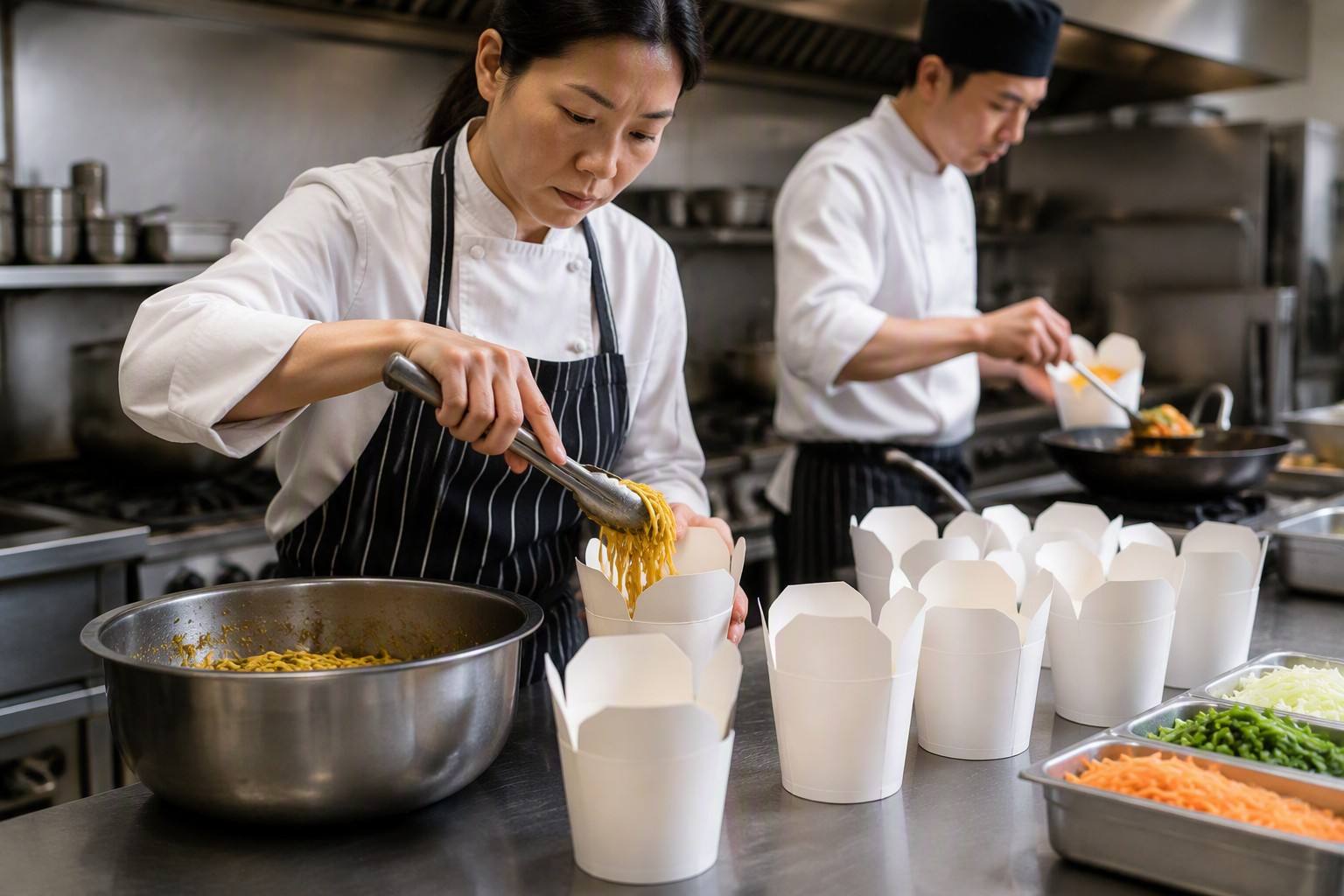 Custom Paper Noodle Cups Supplier for Restaurants and Noodle Shops