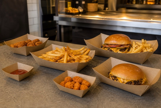 Paper Boat Trays for Restaurant and Quick-Service Food Service