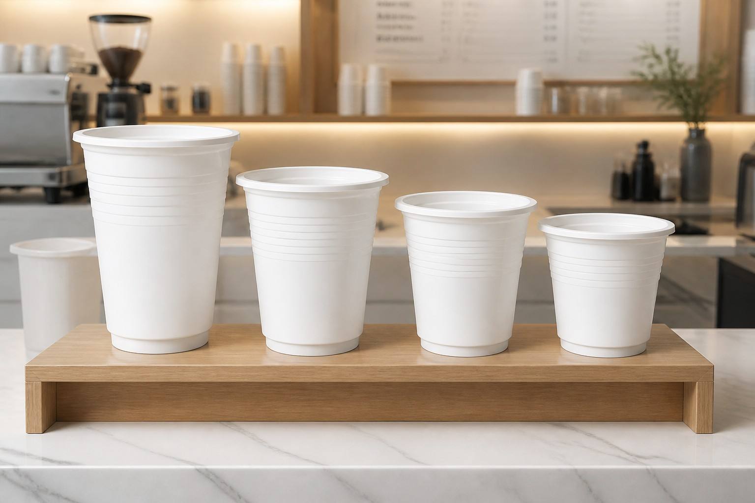 Beverage Brand Using Customized Cornstarch Cups for Sustainable Drink Packaging