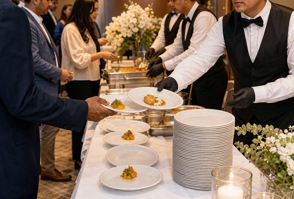 Cornstarch Plates for Catering and Events