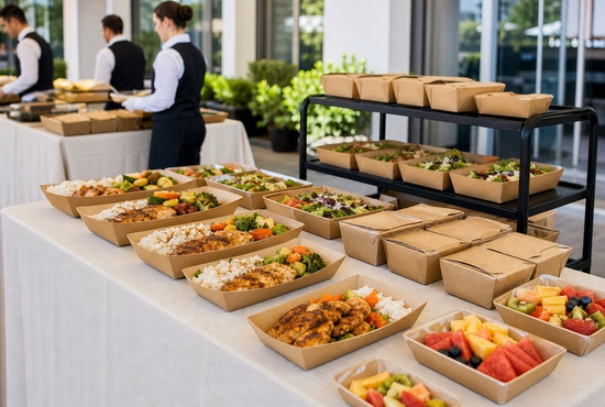 Paper Food Tray for Catering and Event Food Service