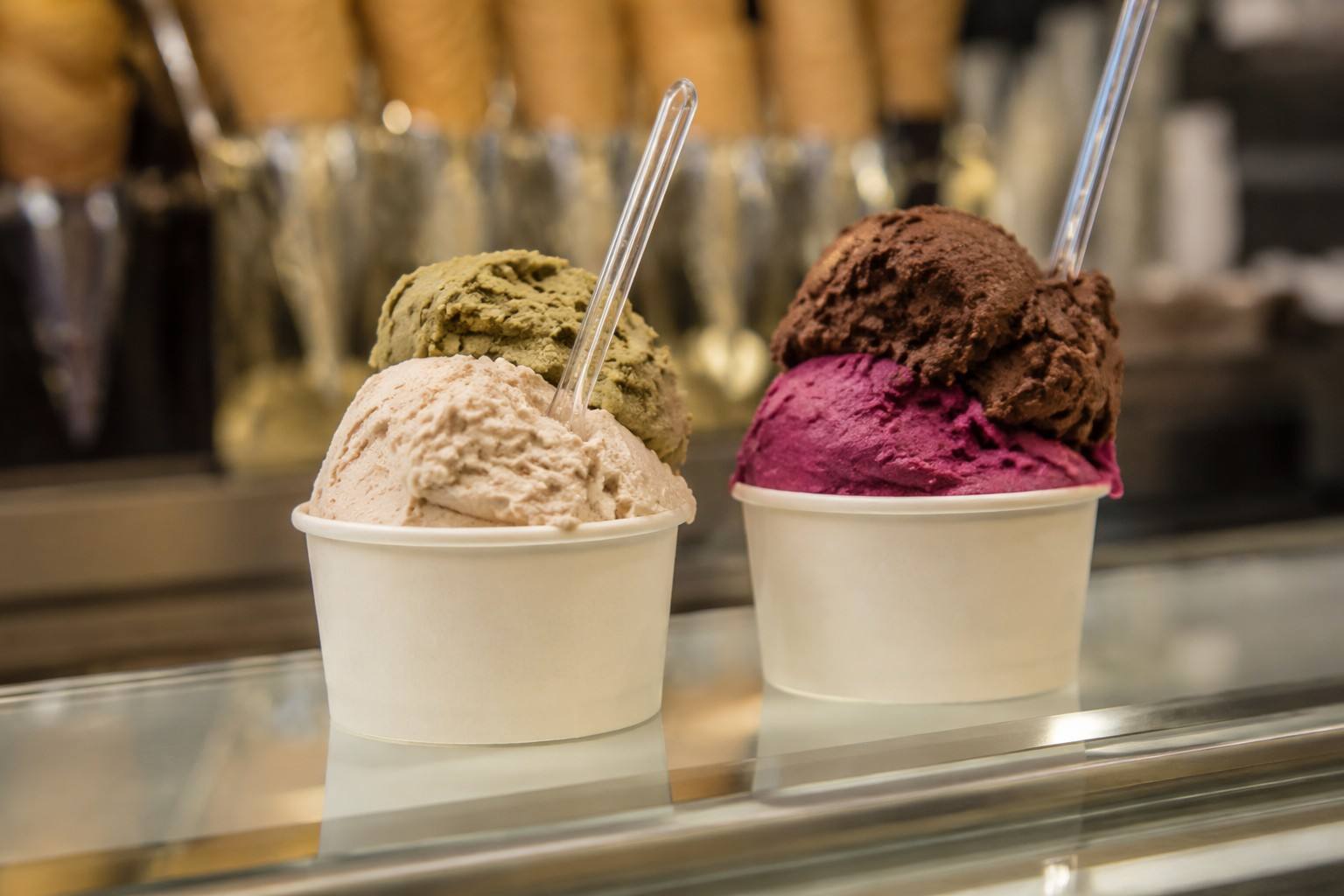 Premium Paper Ice Cream Cups for Artisan Gelato Shops