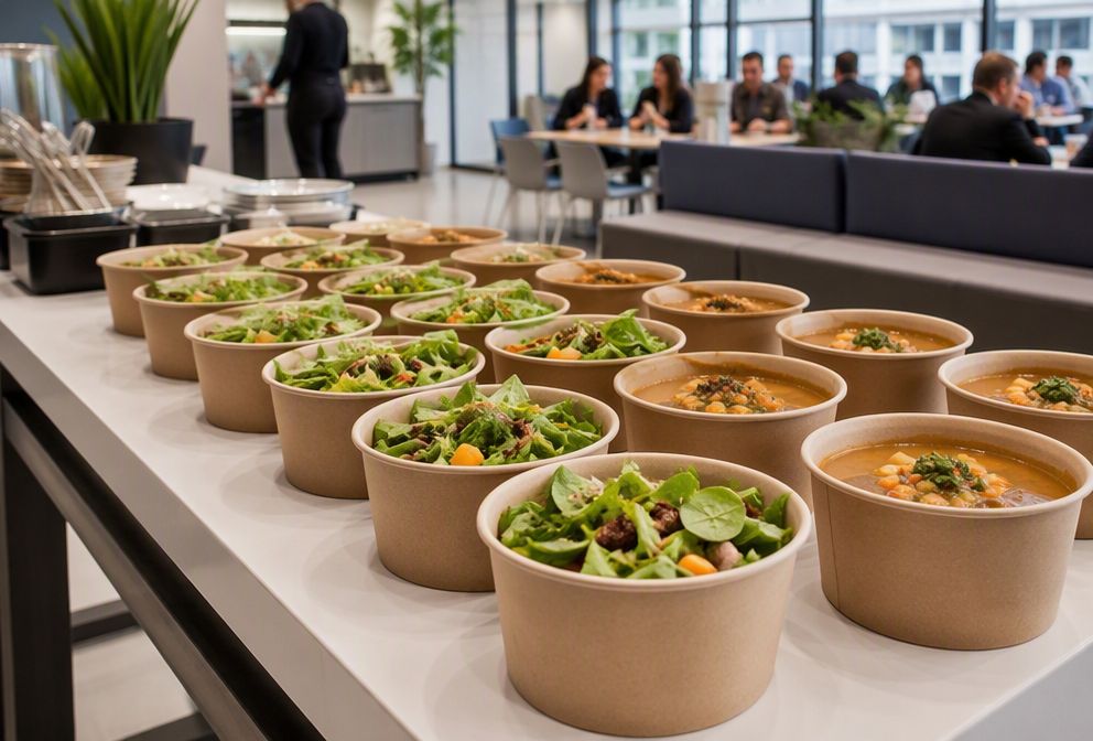 Paper Food Bowls for Office and Corporate Catering(图A2)