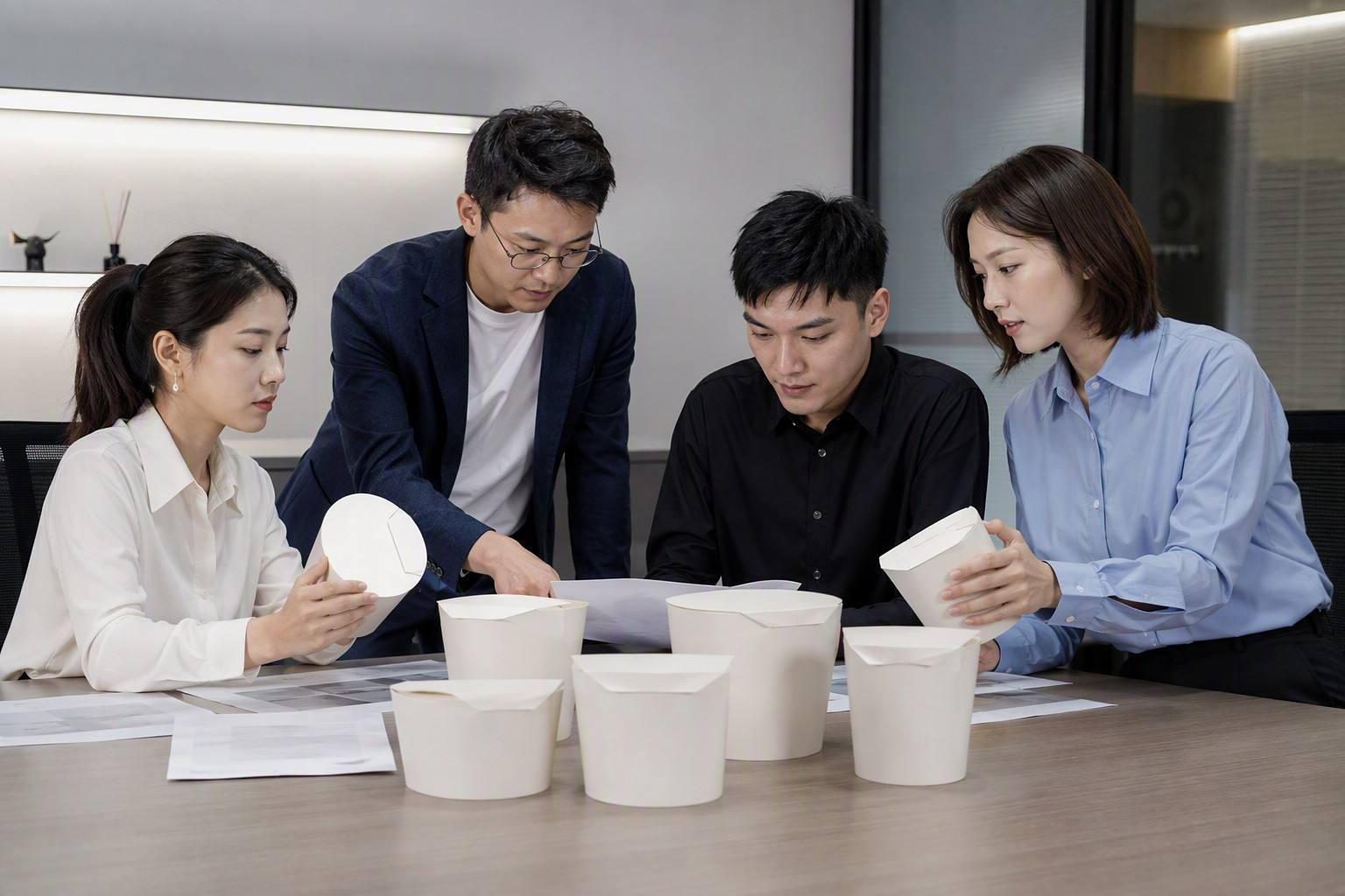 Custom Paper Noodle Cups Manufacturing for Instant Noodle Brands