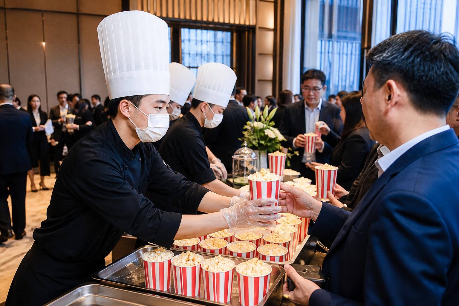 Custom Popcorn Cups for Events and Catering Companies