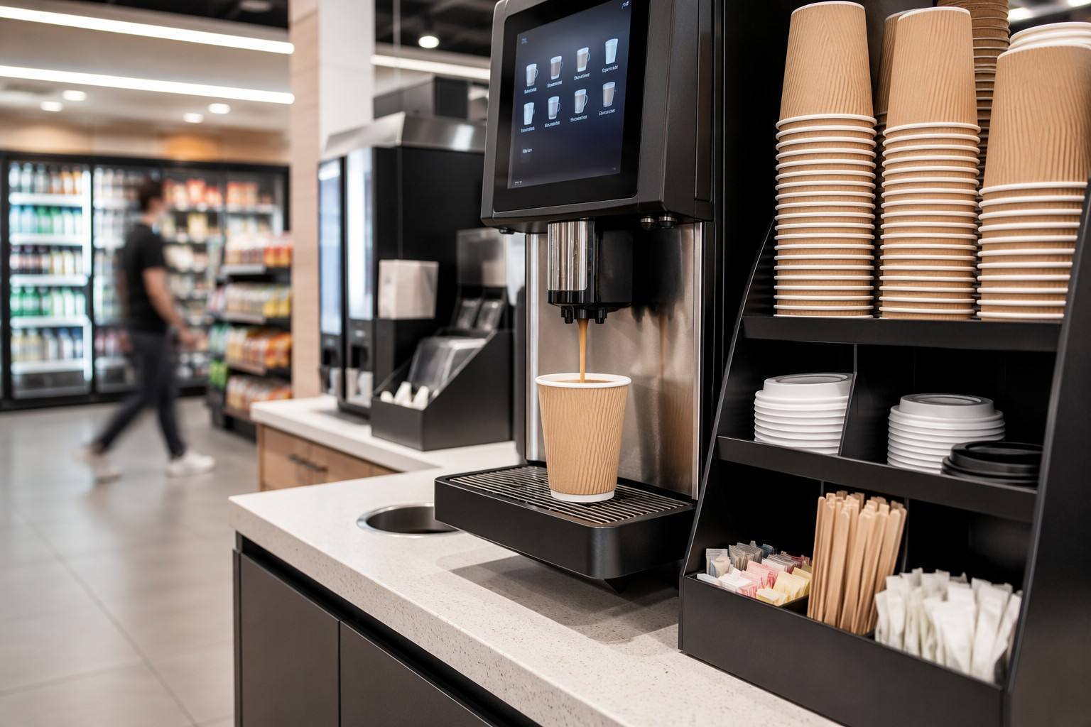 Paper Coffee Cups for Convenience Stores