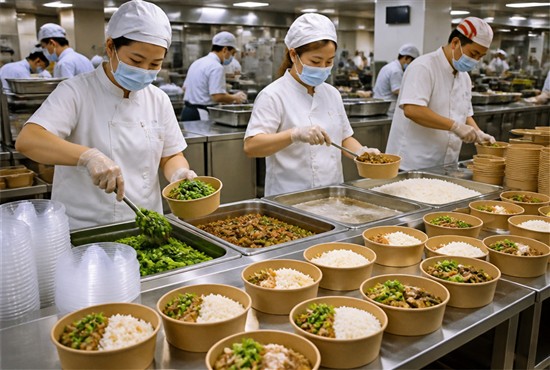 Canteen and Institutional Dining Using Paper Bowls