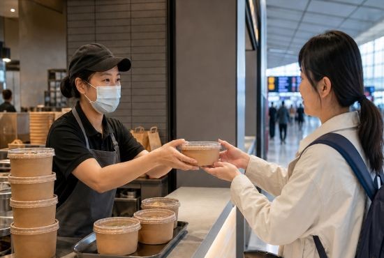Custom Paper Bowls for Airport and Railway Food Service （图 A5）