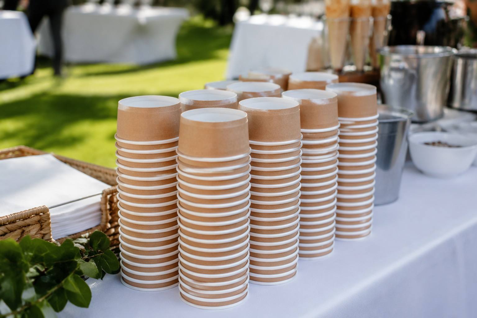 Paper Ice Cream Cups for Catering and Event Services