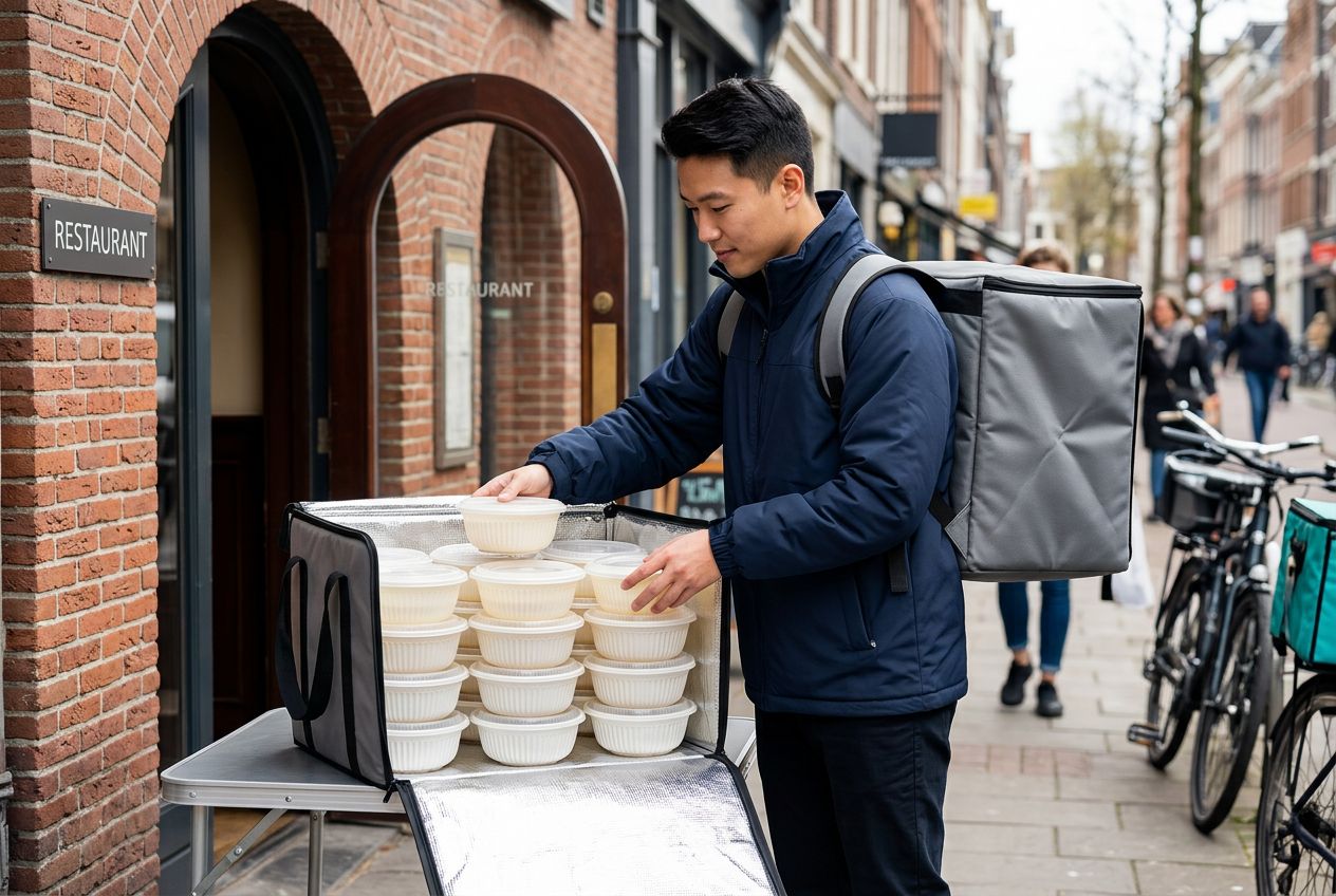Cornstarch bowls prepared for food delivery platforms（图A7）