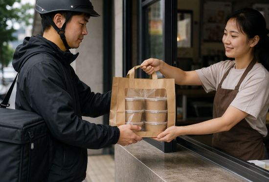 Custom Paper Bowls with Lids for Food Delivery （图A7）