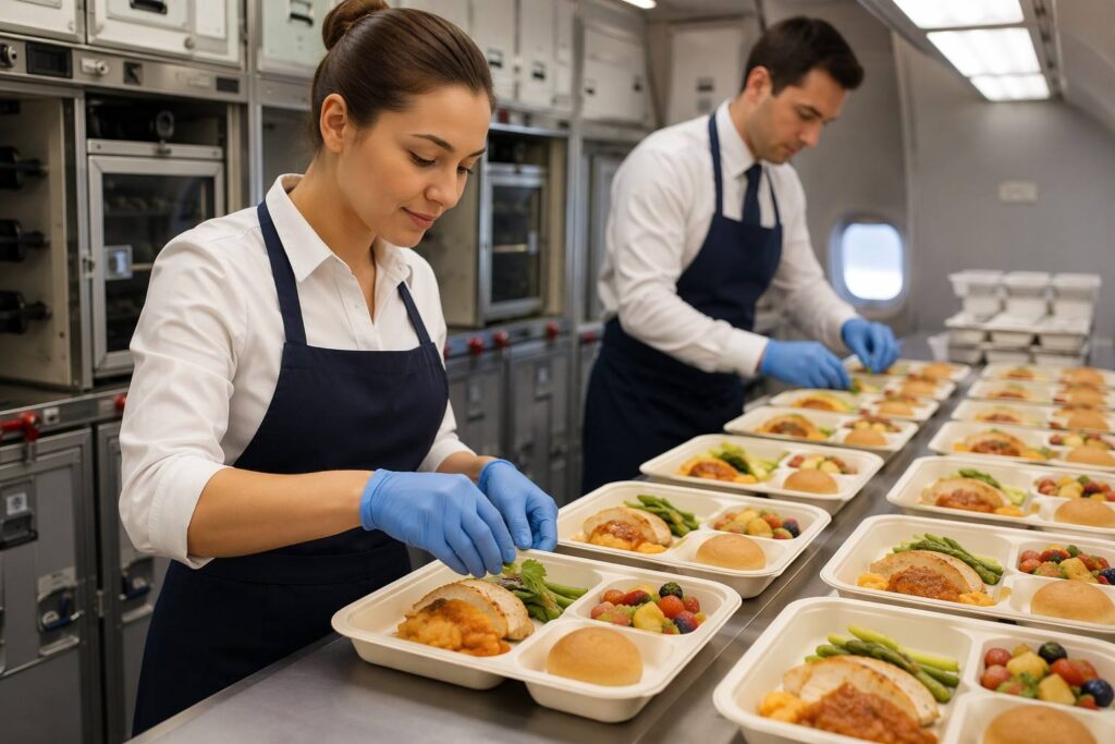 Compostable Paper Plates for Airline and Railway Catering