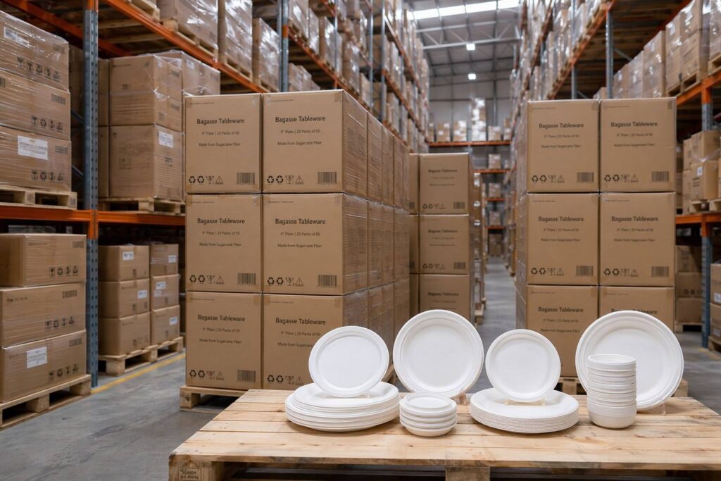 Wholesale Bagasse Plates for Global Foodservice Distribution