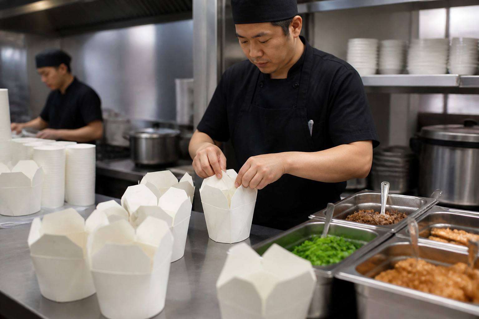 Custom Paper Noodle Cups Supplier for Restaurant Chains