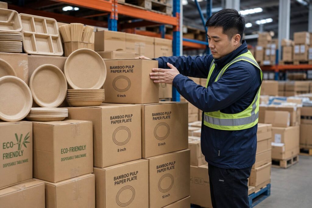 Packaging Distributor Stocking Bamboo Paper Plates