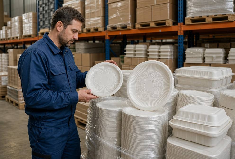 Packaging Distributor Stocking Cornstarch Disposable Plates
