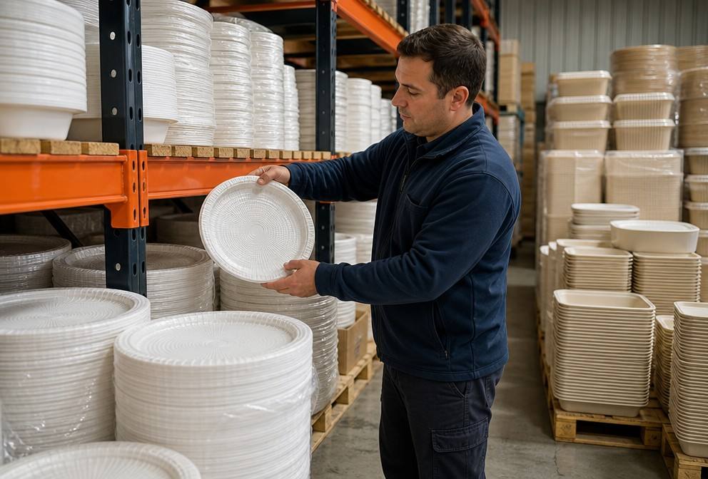 Packaging Distributor Stocking Cornstarch Disposable Plates