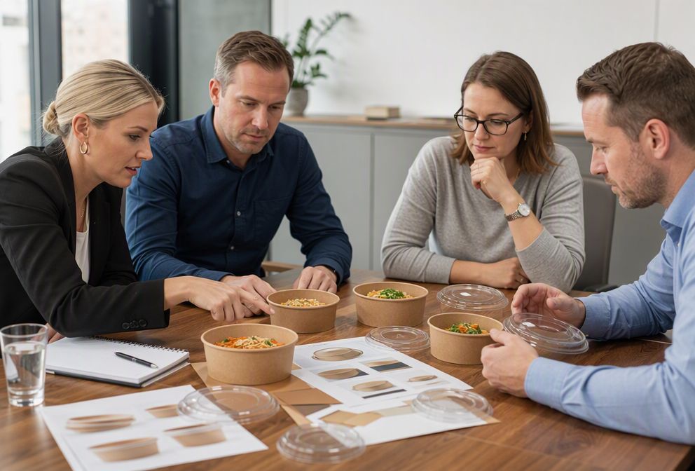 Foodservice Procurement Team Reviewing Paper Bowls(图B3)