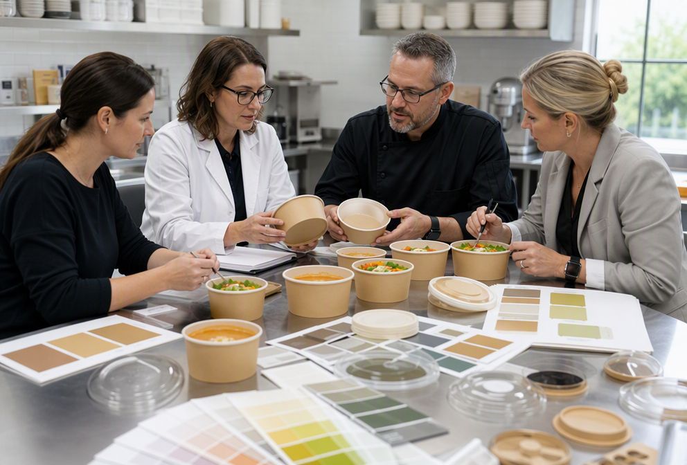 Foodservice Procurement Team Reviewing Paper Food Bowls(图 B3)