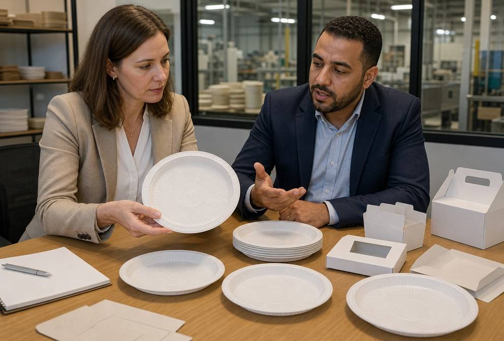 Private Label Cornstarch Plates Manufacturing
