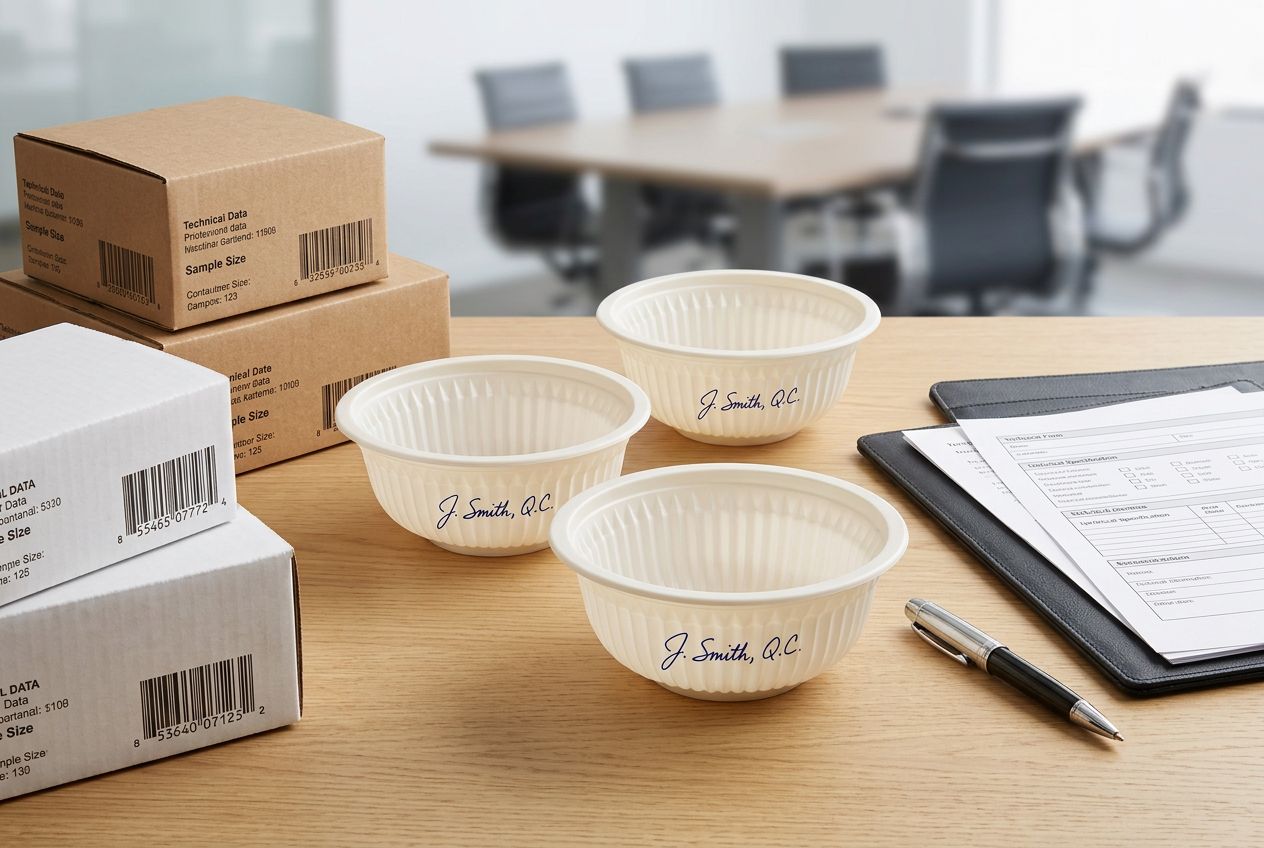Private-label cornstarch bowl project approval