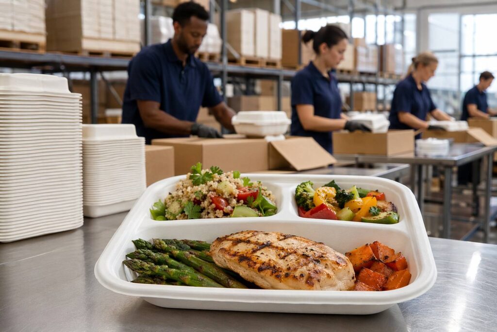 Foodservice Supplier Managing Bagasse Plates Inventory