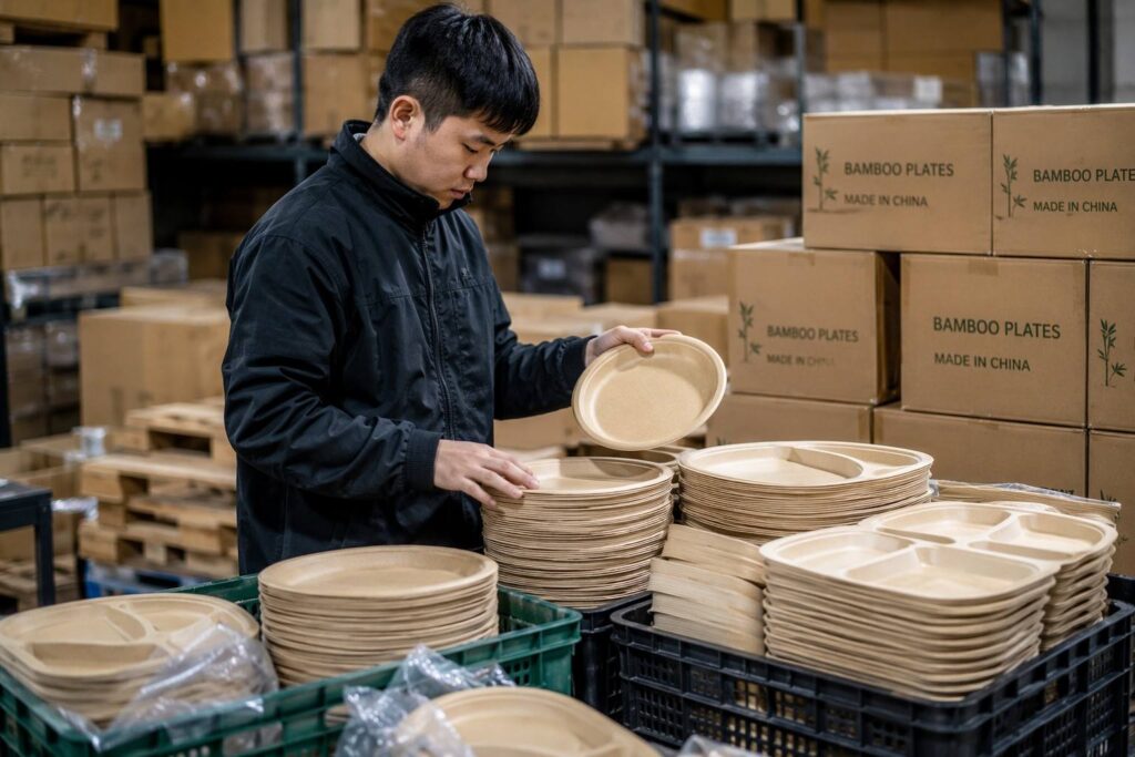 Foodservice Supplier Managing Bamboo Tableware Inventory