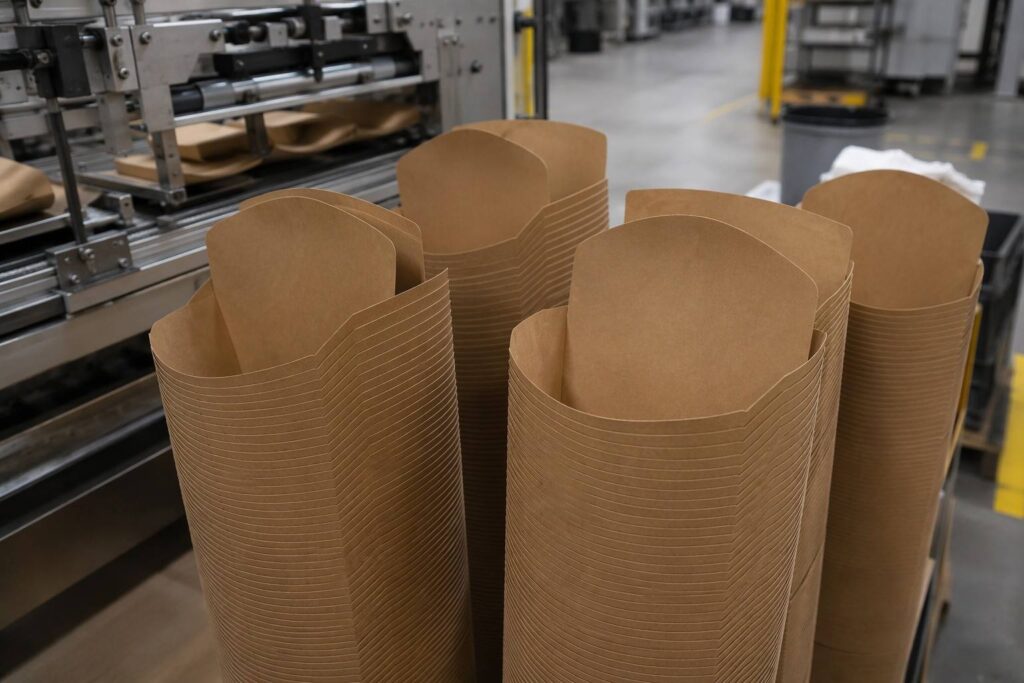 Paper French Fry Cups Supply for Packaging Converters