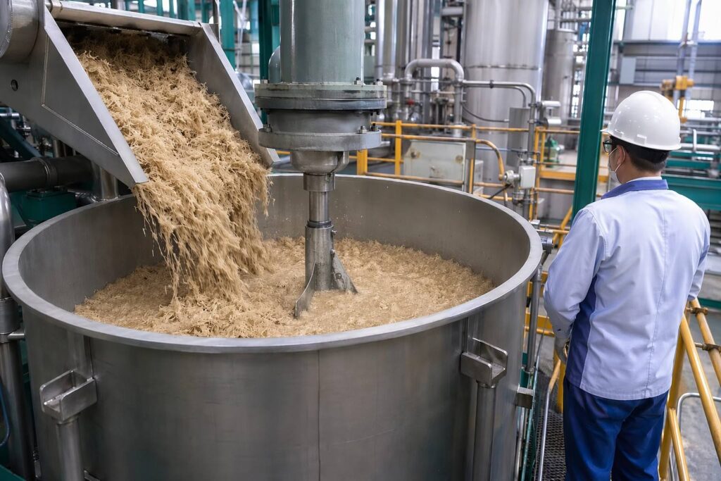 Bamboo Fiber Pulping Process for Bagasse Plates