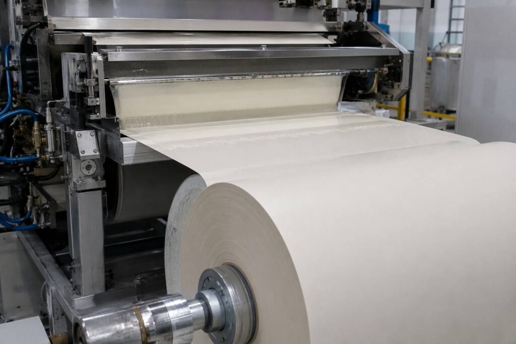PE and PLA Coating Process