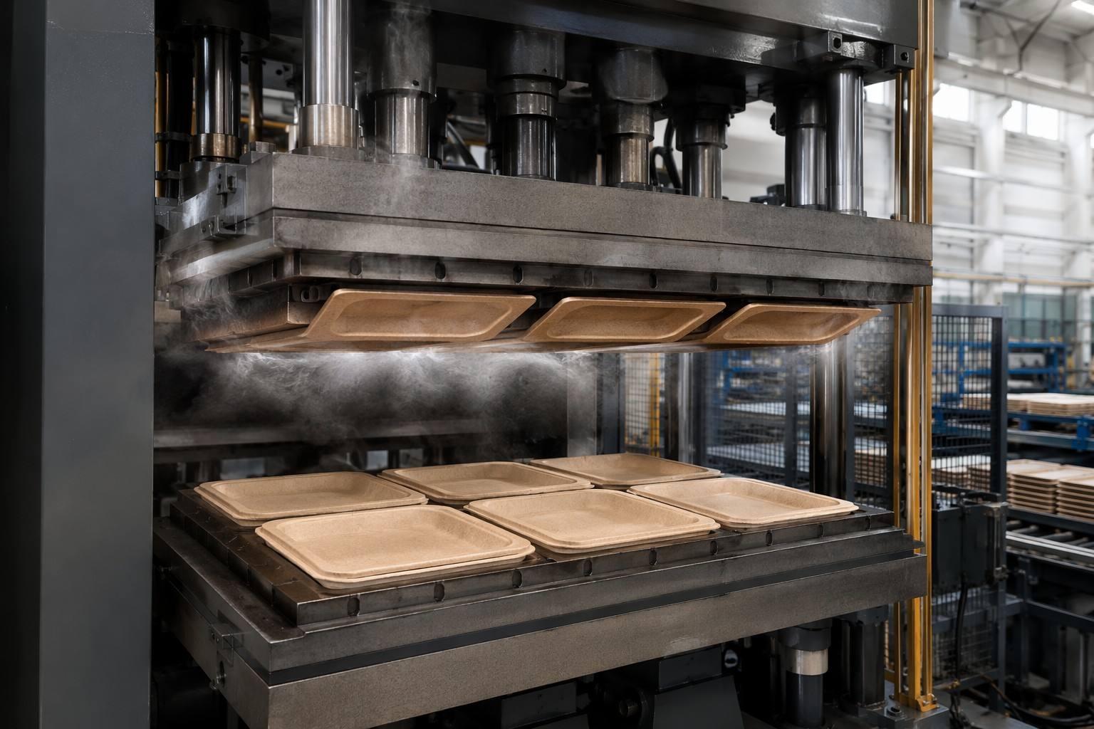 Hot Press Forming of Bamboo Fibre Plates