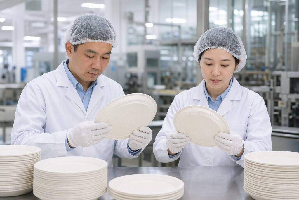 Quality Inspection of Bagasse Plates