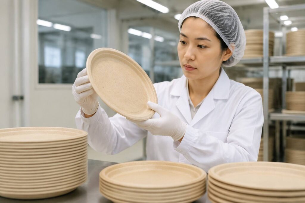 Quality Inspection of Bamboo Fibre Plates