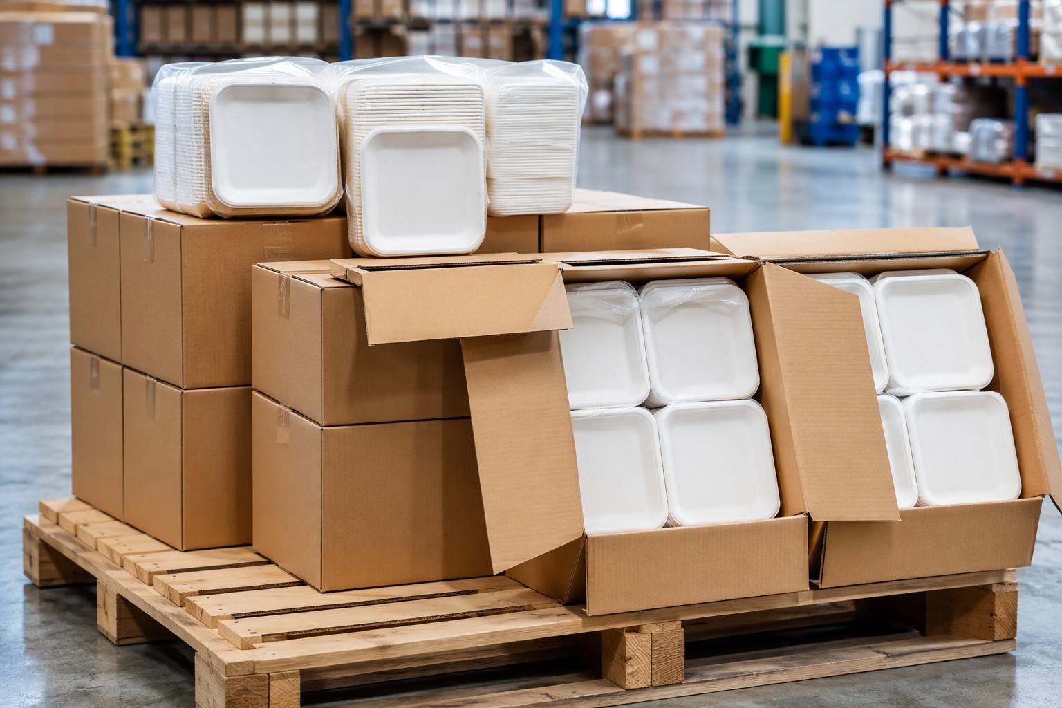 Packaging and Export of Sugarcane Plates