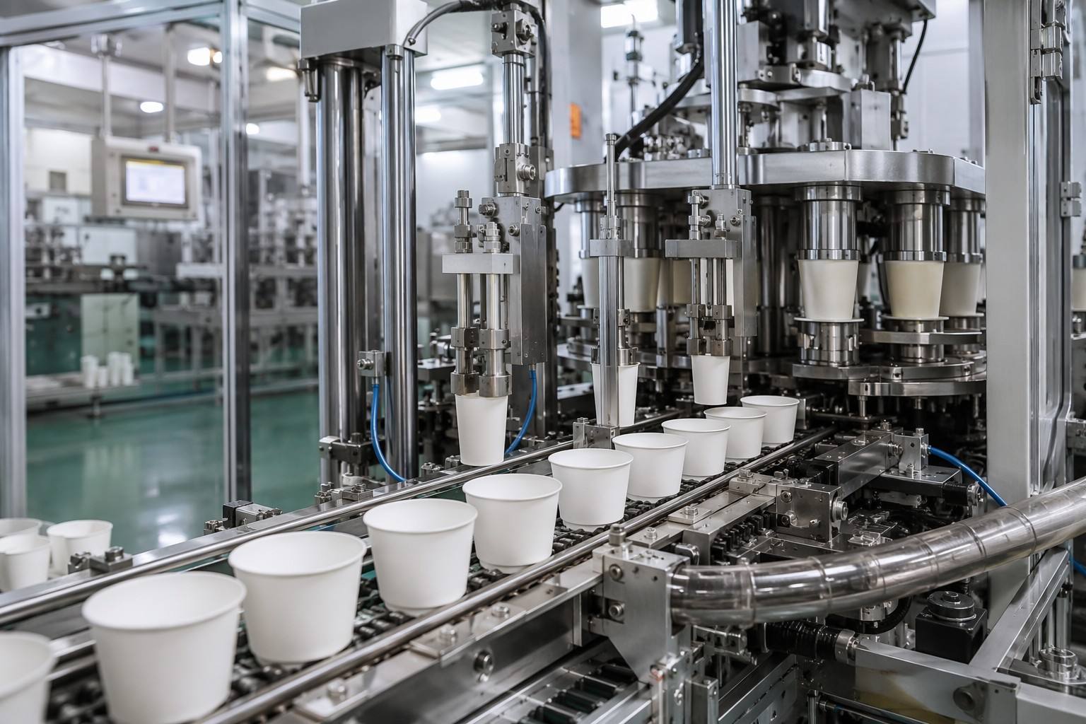 Paper Ice Cream Cup Forming Process
