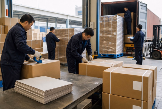 Export Packaging and Delivery of Paper Food Tray Products