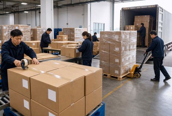 Packing and Export Preparation of Paper Boat Trays