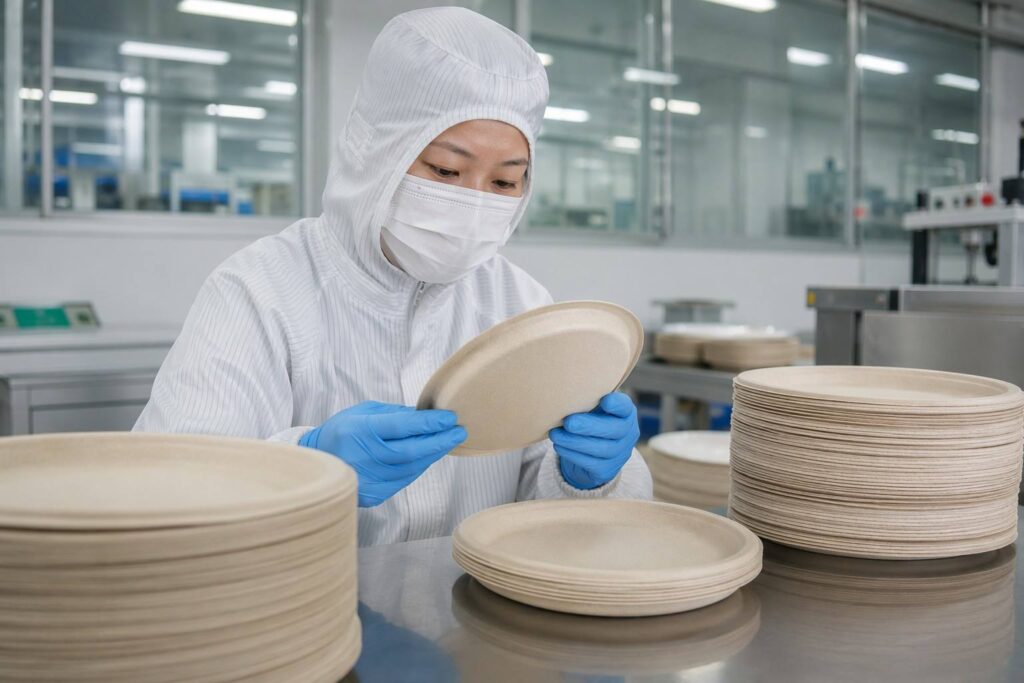 Quality Inspection of Bamboo Paper Plates